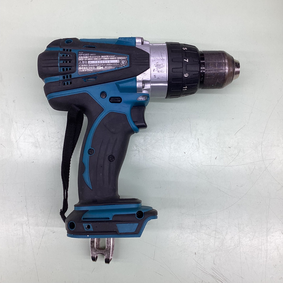 ☆マキタ(makita) 18V コードレス振動ドリルドライバー HP458DZ【越谷店】