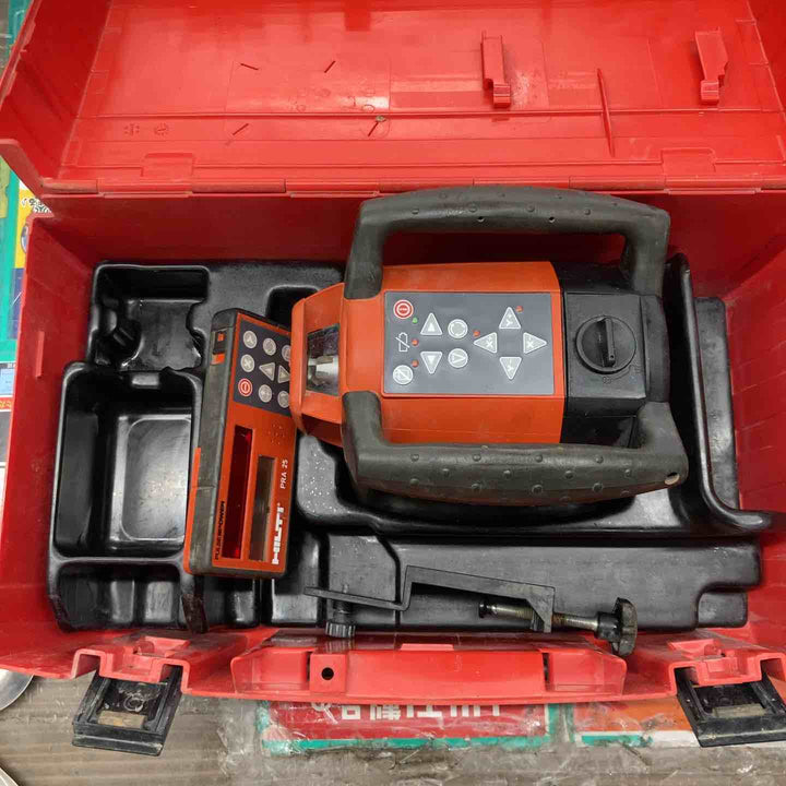 ◇ヒルティ(HILTI) 回転レーザー PR25受光器付き 動作確認済 精度未確認【戸田店】