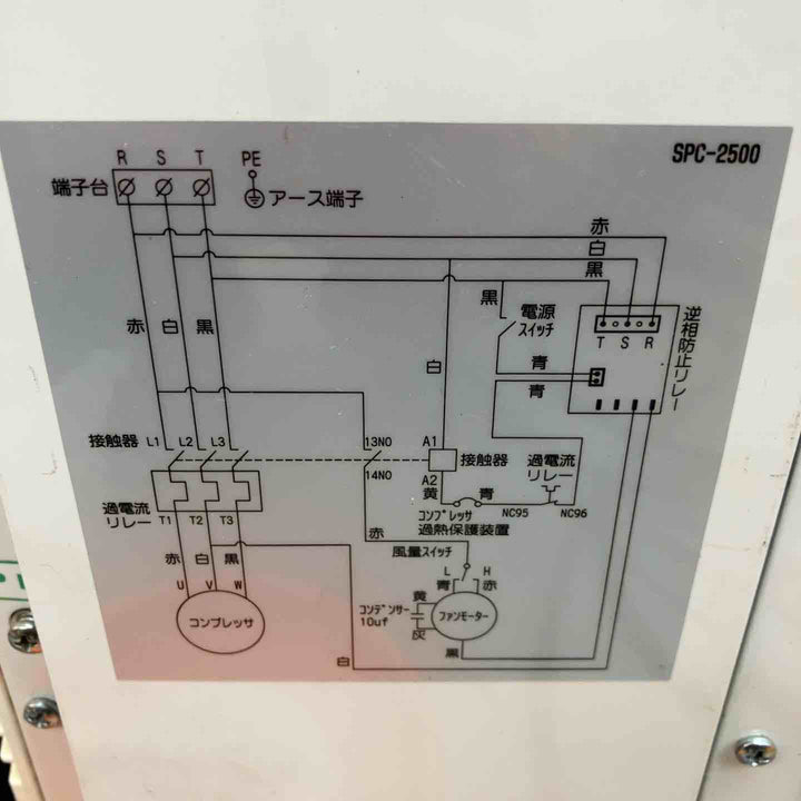 【店頭受取り限定】◇ナカトミ(NAKATOMI) スポットクーラー 1口 三相200V 首振り機能なし SPC-2500【鴻巣店】