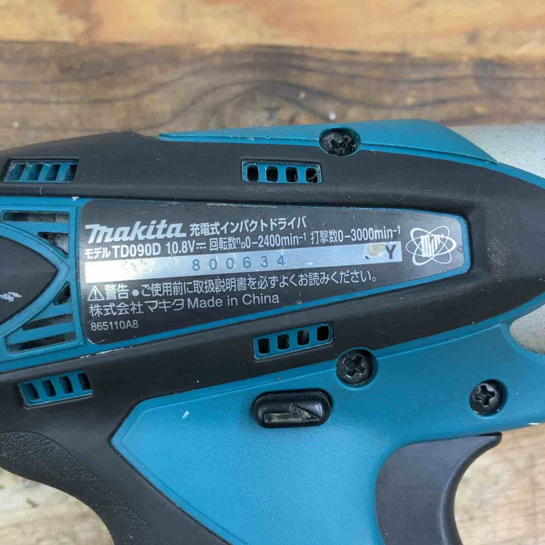 【中古品】☆マキタ(makita) コードレスインパクトドライバー TD090DWX 10.8V フルセット【柏店】