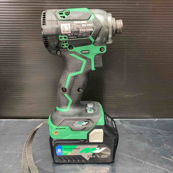 ★ハイコーキ(HIKOKI ※旧:日立工機) コードレスインパクトドライバ WH36DC(2XPS)(L) Bluetooth対応電池【川越店】