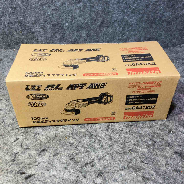 ★マキタ(makita) 100mmコードレスディスクグラインダ GA412DZ【桶川店】