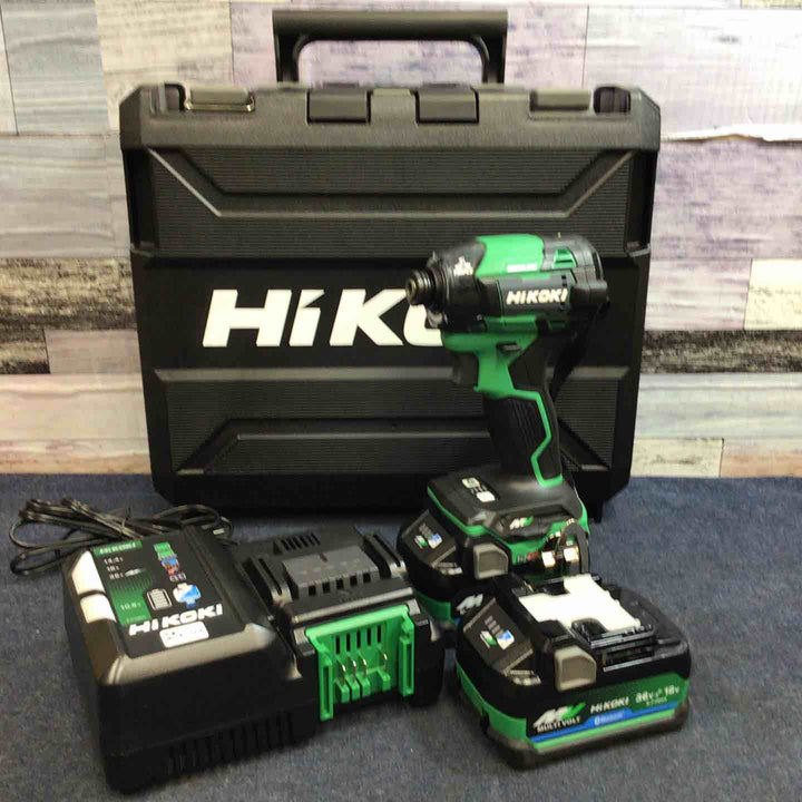 【未使用品】ハイコーキ HIKOKI 36V コードレスインパクトドライバ アグレッシブグリーン WH36DD(2XHLSZ)【八潮店】