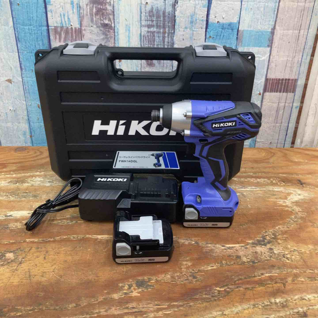 ◇ハイコーキ(HIKOKI ※旧:日立工機) コードレスインパクトドライバ FWH14DGL(2LEGK)【柏店】