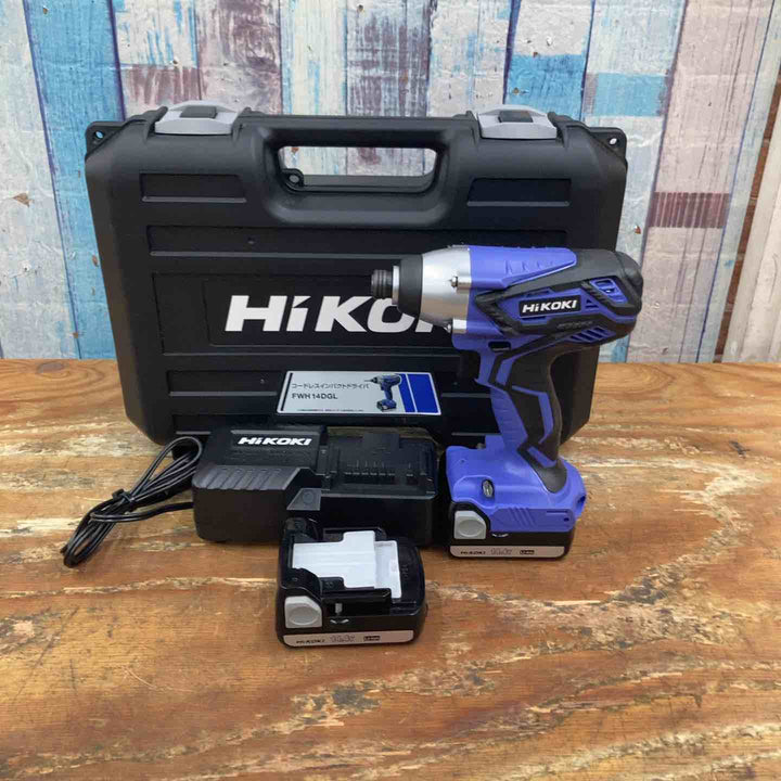 ◇ハイコーキ(HIKOKI ※旧:日立工機) コードレスインパクトドライバ FWH14DGL(2LEGK)【柏店】