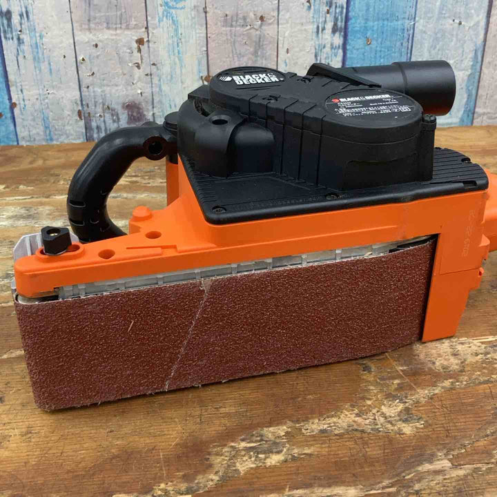 ◇ブラックアンドデッカー(BLACK+DECKER) ドラッグスターベルトサンダー オレンジ KA3000【柏店】