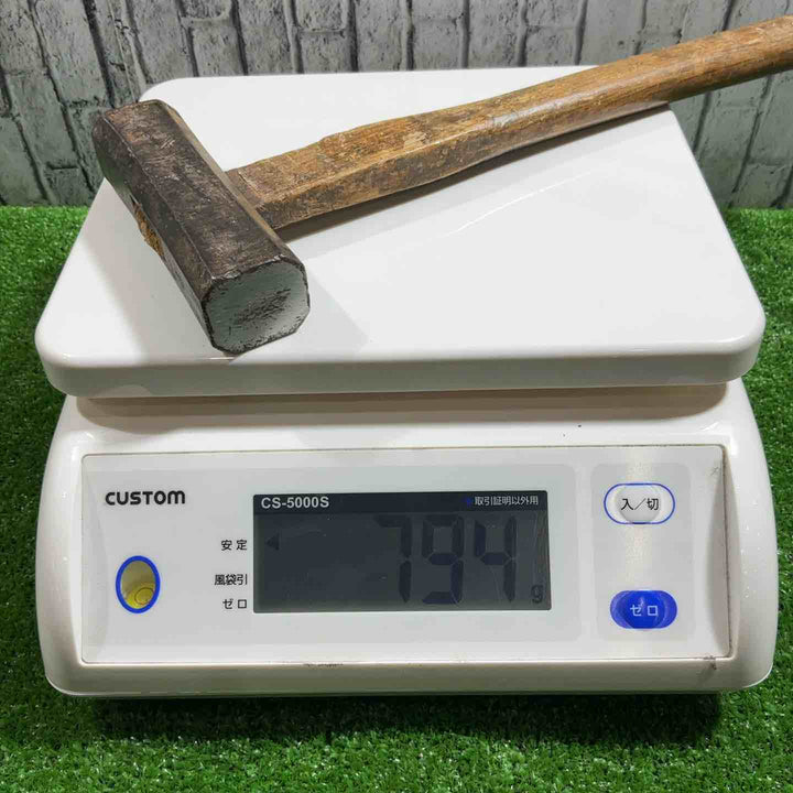 正行作 八角玄能 重量約794g 全体にキズや汚れ、欠け等ございます。必ず確認をお願いします。【川口店】