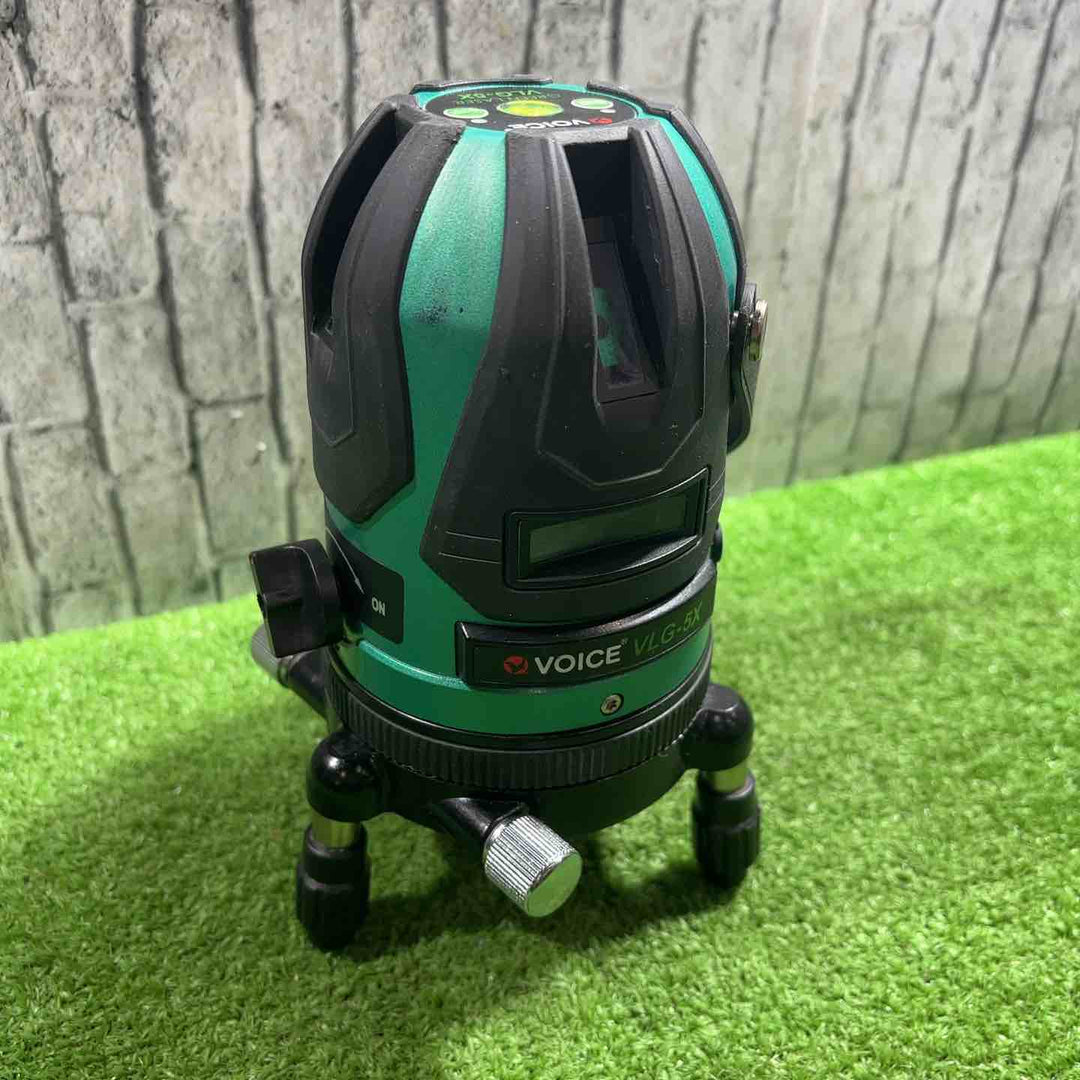 ◇VOICE レーザー墨出し器 5ライングリーンレーザー 矩十字・横 VLG-5X【川口店】