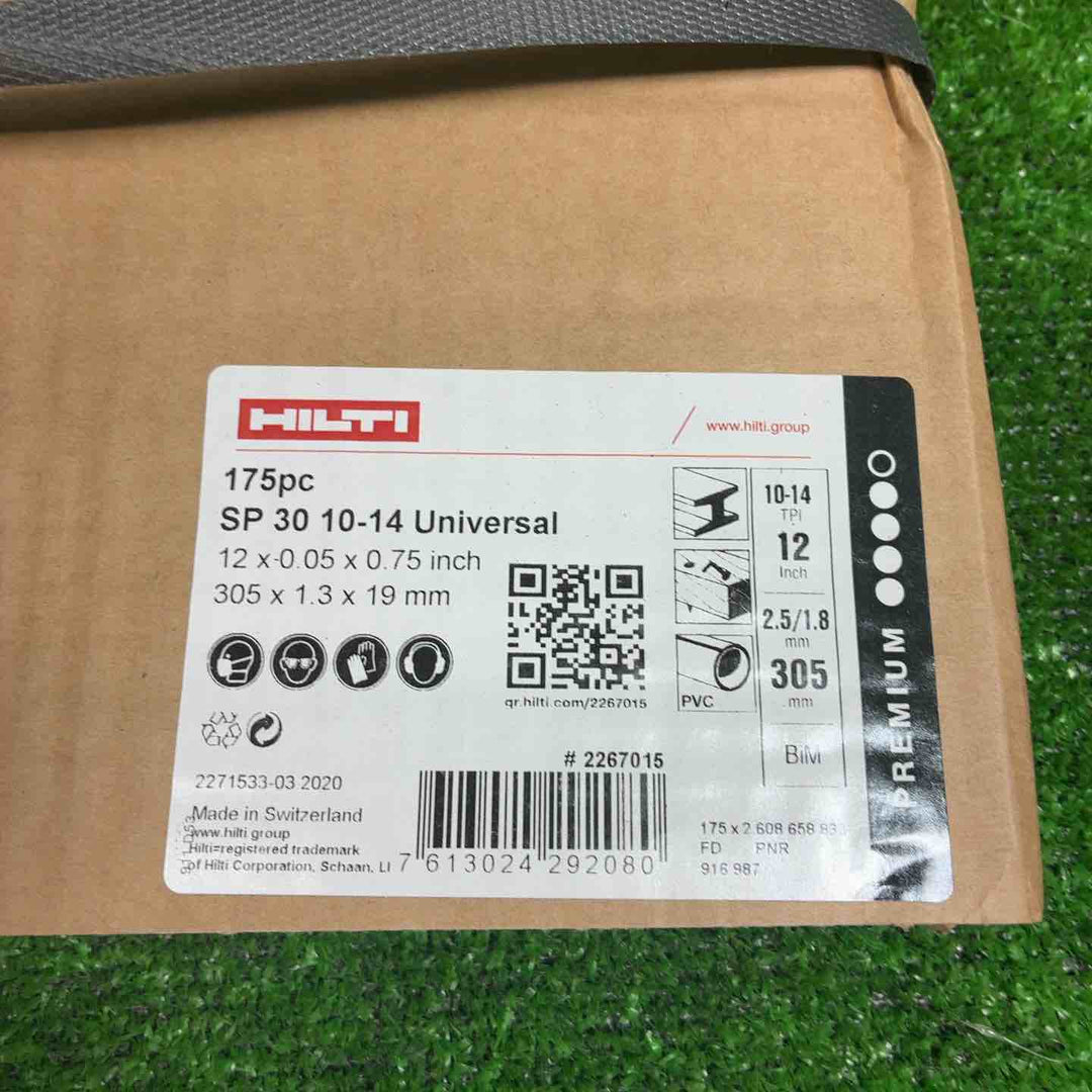 ヒルティ(HILTI) セーバーソー レシプロソーブレード SP30-10/14 Universal 175枚 305×1.3×19mm【藤沢店】