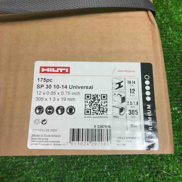ヒルティ(HILTI) セーバーソー レシプロソーブレード SP30-10/14 Universal 175枚 305×1.3×19mm【藤沢店】