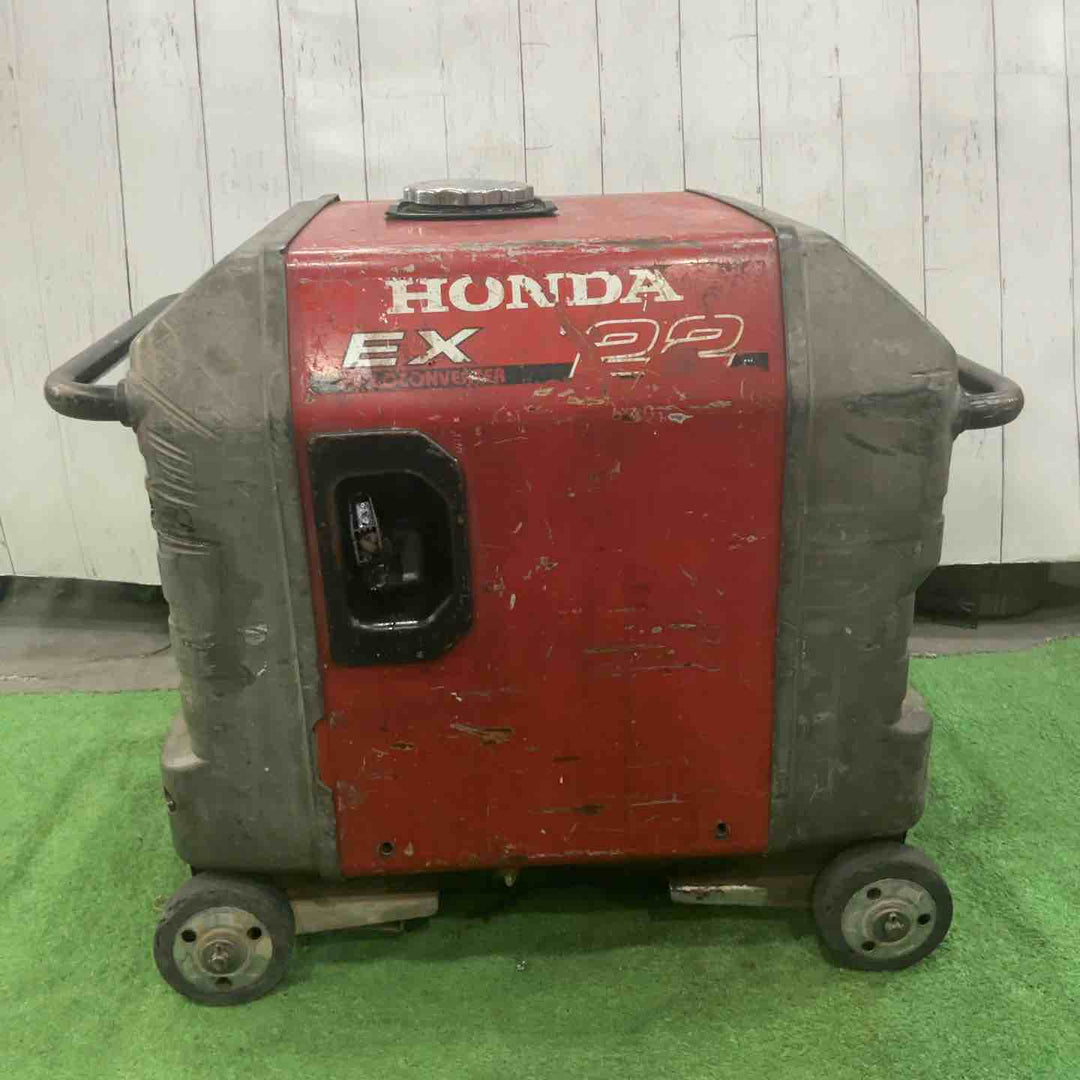 【店頭受取り限定】★ホンダ(HONDA) サイクロコンバーター発電機 EX22_車輪あり【川口店】
