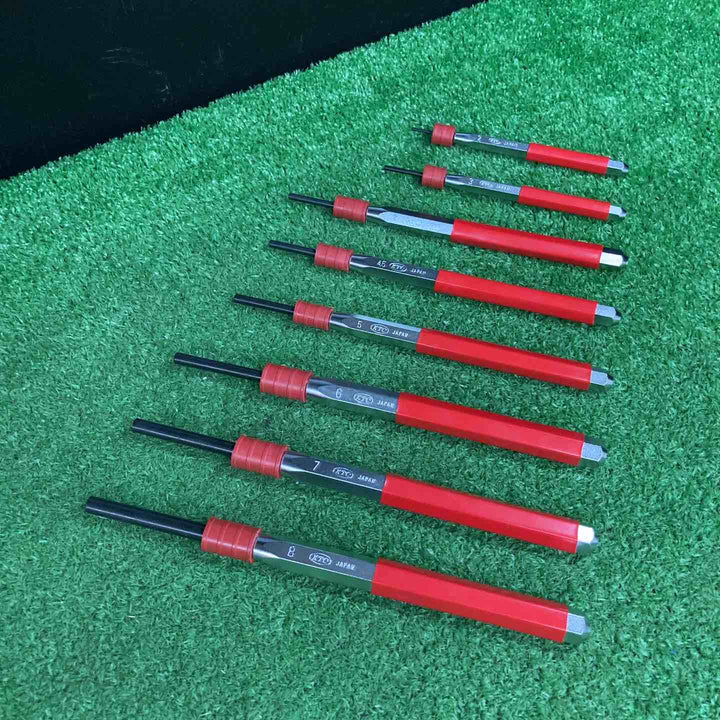 【中古美品】KTC(京都機械工具) PK8 ノックピンポンチ 8本組【岩槻店】