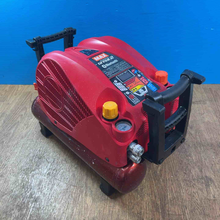 ★マックス(MAX) エアコンプレッサー AK-HL1270E2_レッド【岩槻店】