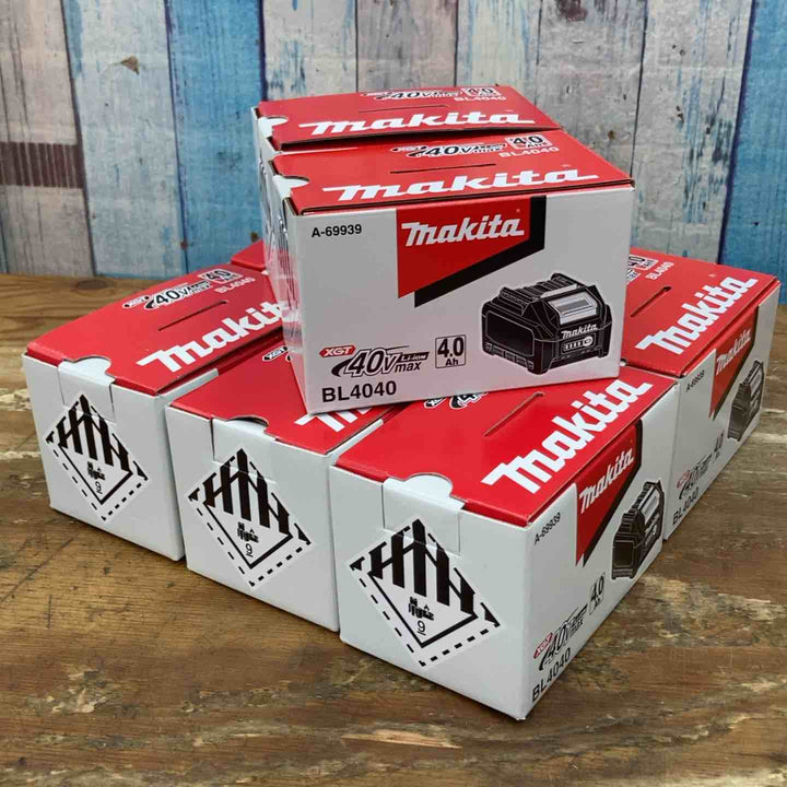 ★マキタ(makita) リチウムイオンバッテリー 40Vmax/4.0Ah BL4040 8個セット　【柏店】