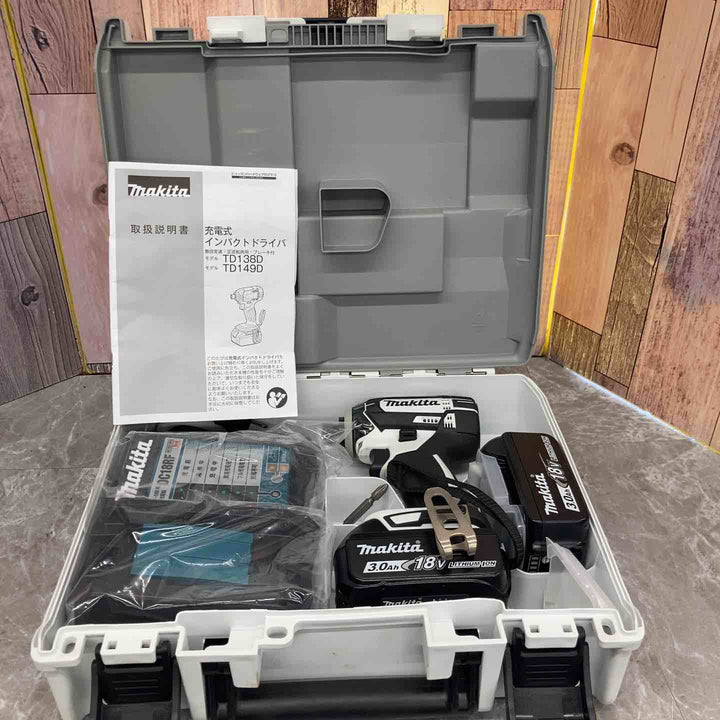 ★マキタ(makita) コードレスインパクトドライバー TD149DRFXW【八潮店】
