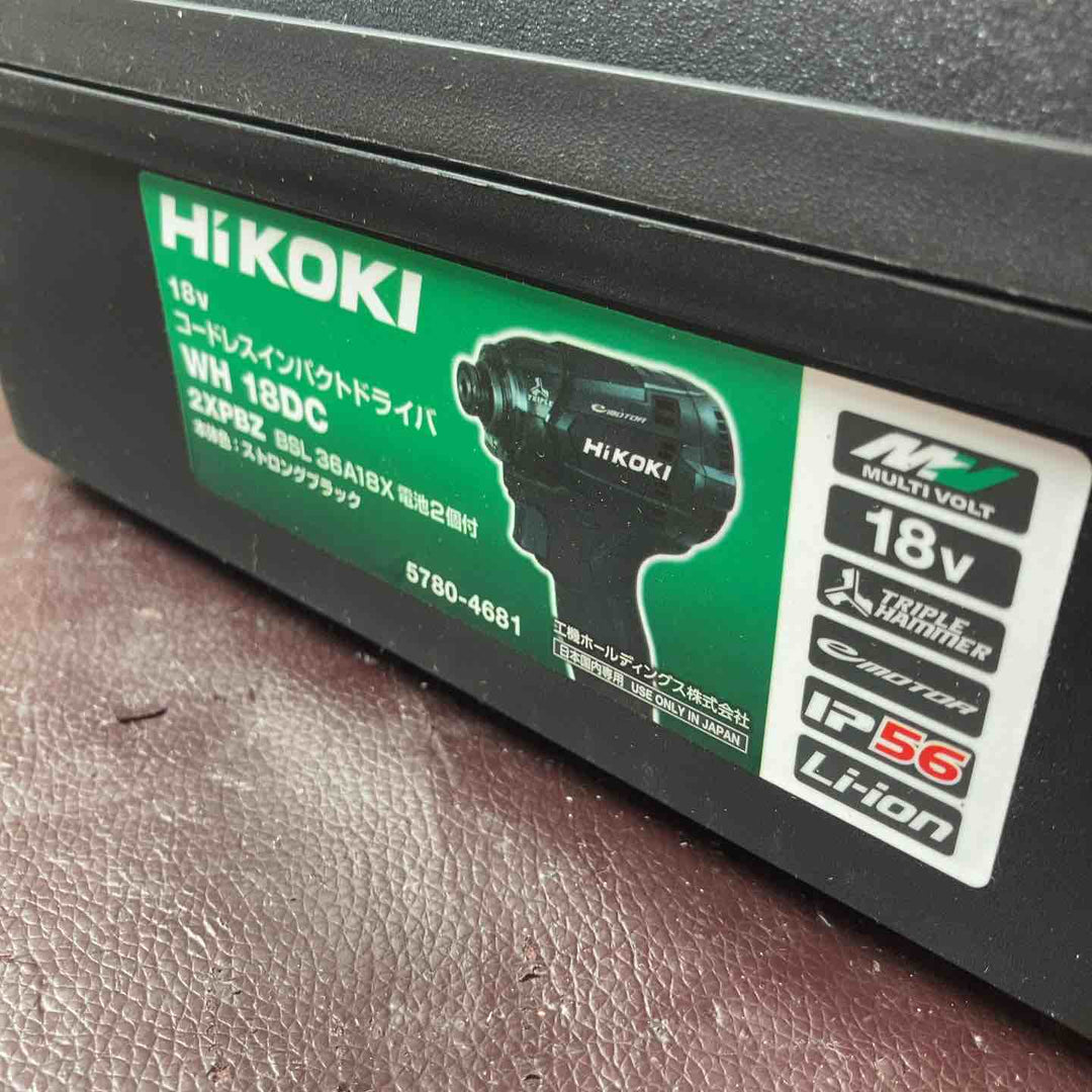 【未使用(店頭展示品)】◇ハイコーキ(HIKOKI ※旧:日立工機) コードレスインパクトドライバー WH18DC(2XPBZ)【東大和店】