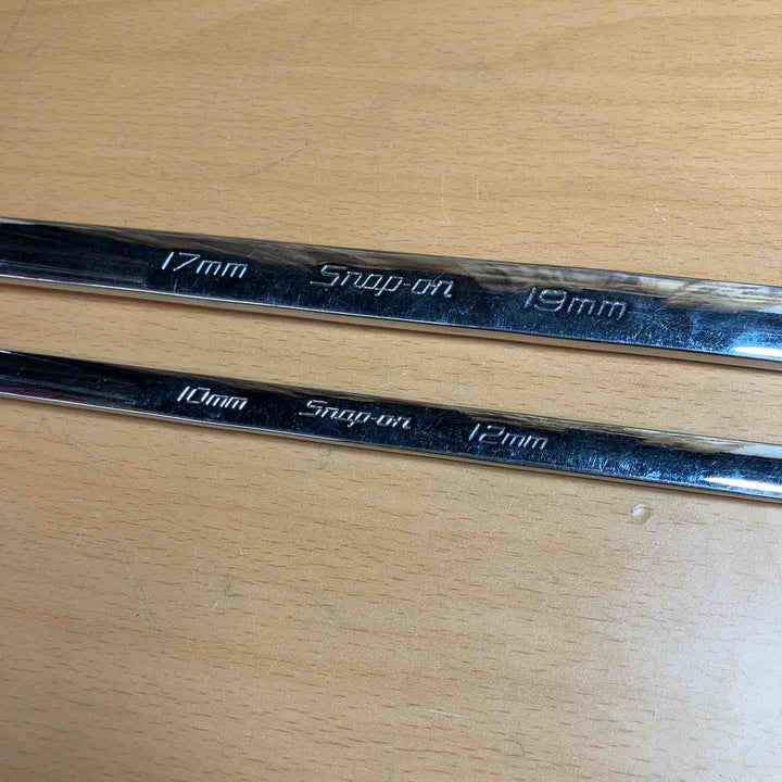スナップオン(Snap-on ストレートメガネレンチ ロングハンドル XDHFM1012 1719 10-12mm 17-19mm 2点セット【越谷店】