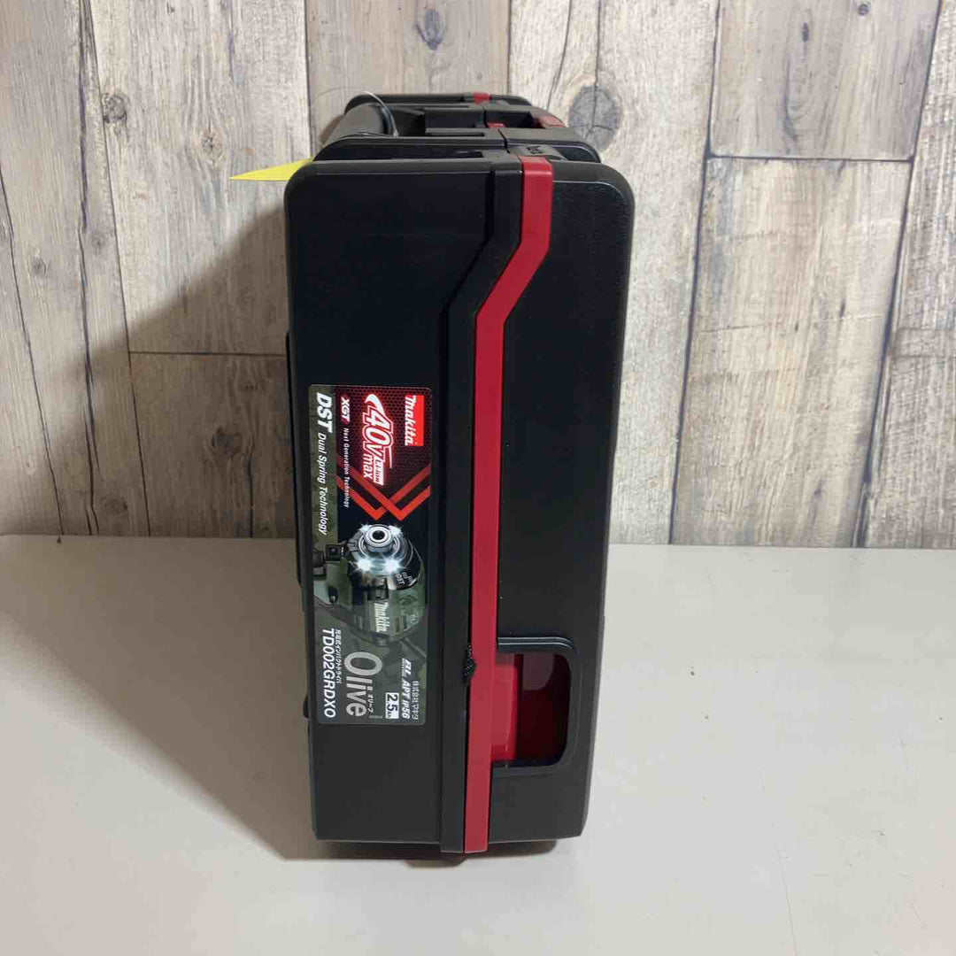 未使用品】★マキタ(makita) コードレスインパクトドライバー TD002GRDXO ケースに汚れあり 40Vmax 純正バッテリー付属【戸田店】