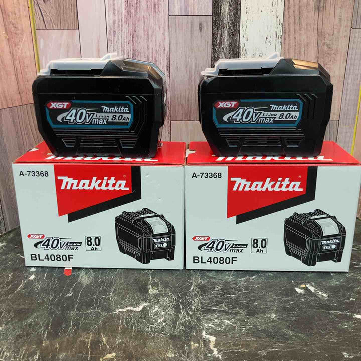 マキタ(makita) リチウムイオンバッテリー 40Vmax/8.0Ah BL4080F　2個セット【八潮店】