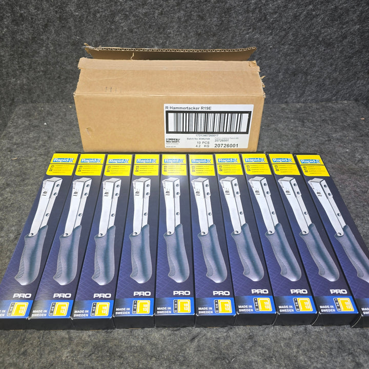 【未使用品・まとめ売り！】Rapid ラピッド ハンマータッカー 使用ステープル19/7mm R19E 10本セット【桶川店】