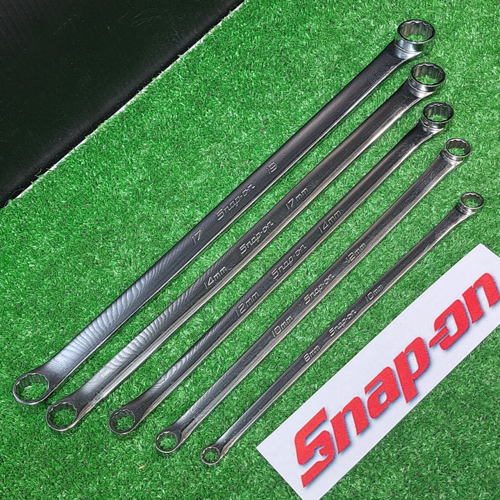Snap on スナップオン オフセットロング メガネレンチ セット ミリサイズ XDHM 5本セット（8～19ｍｍ）【岩槻店】