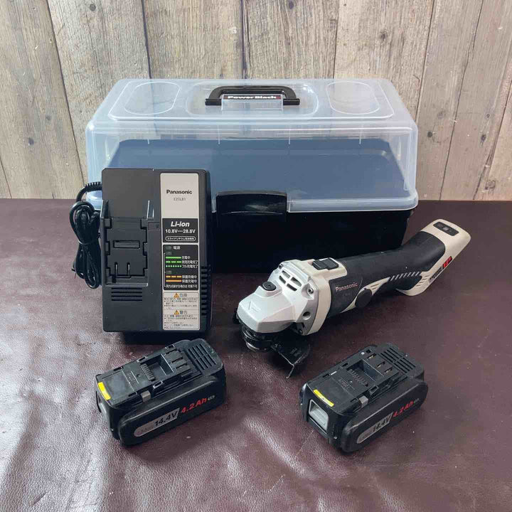 【中古品】パナソニック 充電式ディスクグラインダ EZ4640LS2S-B【東大和店】
