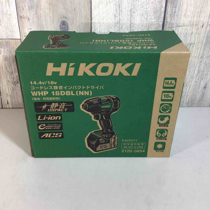 ☆ハイコーキ(HIKOKI ※旧:日立工機) コードレスソフトインパクトドライバー WHP18DBL(NN)【戸田店】