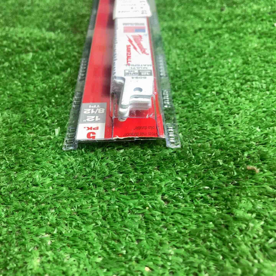 ミルウォーキー/Milwaukee 【48-00-5094】多目的レシプロソーブレード 8/12TPI 305mm (5本パック) 22個 110枚 箱全部割れ有り【草加店】
