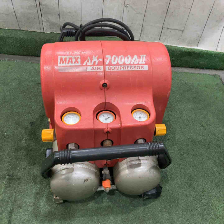 【現状品】マックス エアコンプレッサー AK-7000AII 保証なし 動作確認済【川口店】