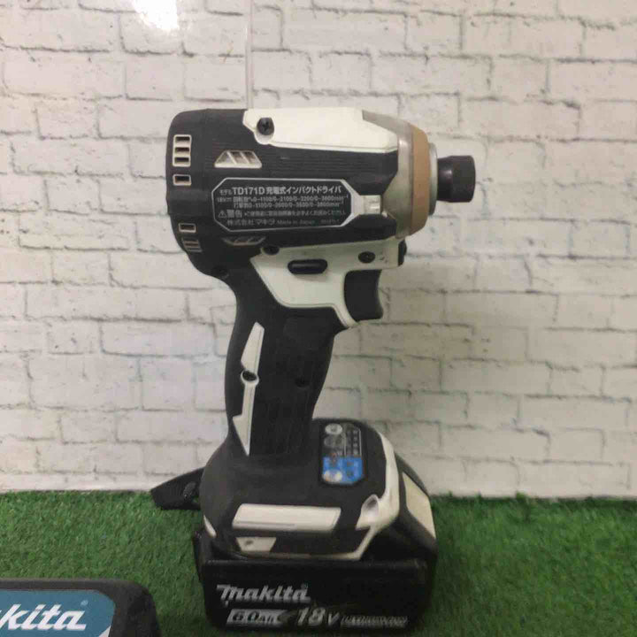 ★マキタ(makita) コードレスインパクトドライバー TD171DRGXW【町田店】