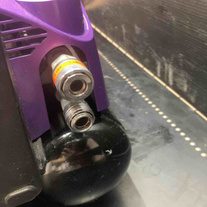 【中古品】マックス(MAX) 高圧エアコンプレッサー AK-HL1270E3 メタリックパープル 動作確認済み【川越店】