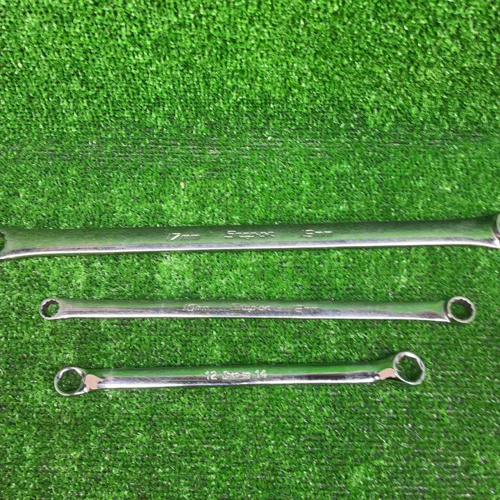 スナップオン S型レンチ SBXM1012、コンビネーションレンチ OEXM210B、OXIM8、ロングストレートメガネレンチ XDHFM1719、XDHFM1012、メガネレンチ XBM1214S 6点セット【藤沢店】