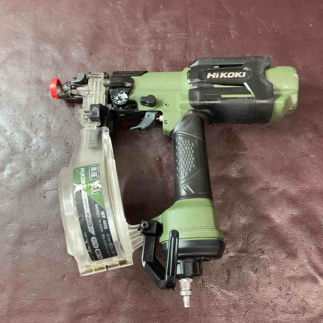 【中古品】 ハイコーキ(HIKOKI ※旧:日立工機) 高圧エアネジ打ち機 WF4HS(AG) アブソリュートグリーン 【東大和店】