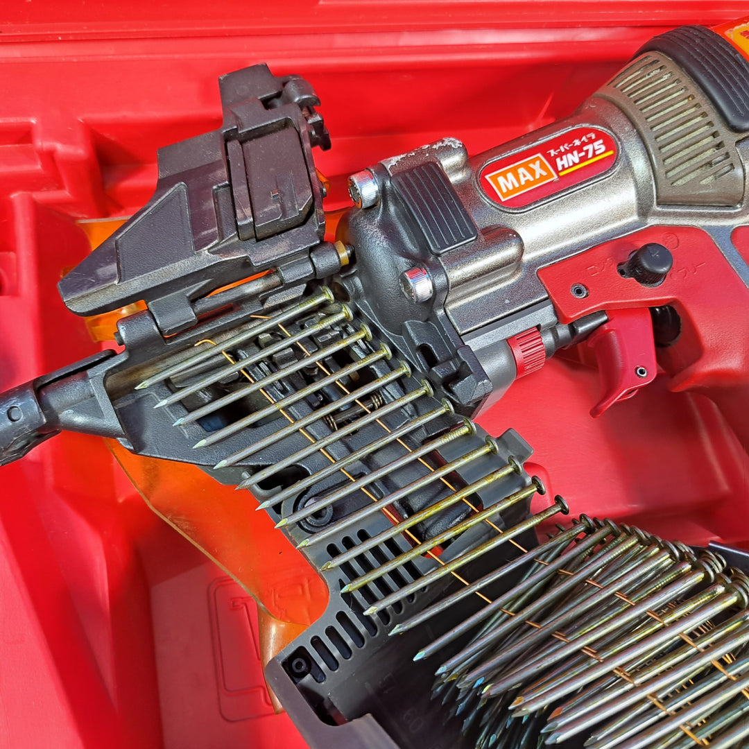 ◇マックス(MAX) 高圧エア釘打ち機  HN-75【岩槻店】