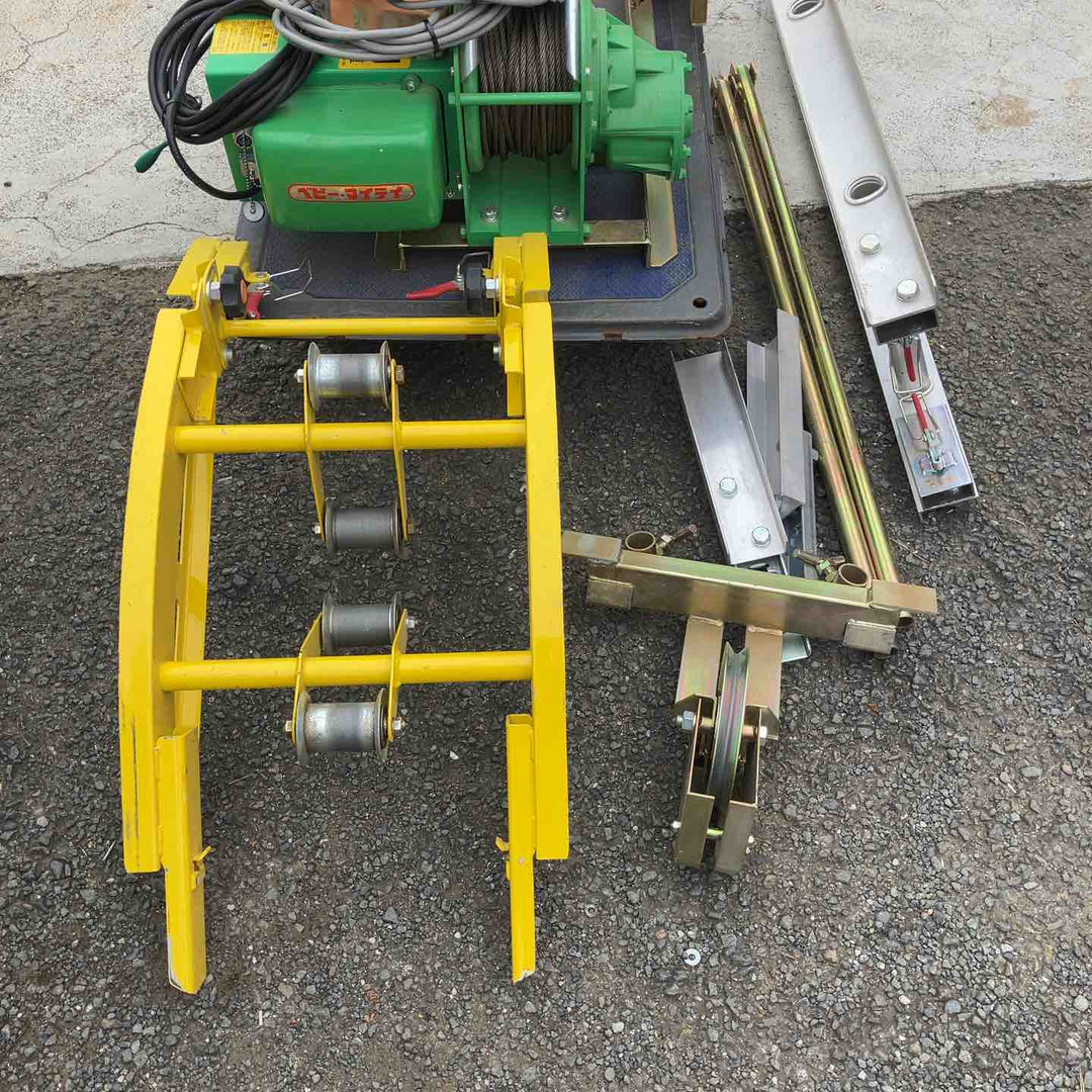 【店頭受取り限定】◇トーヨーコーケン(TKK)　2連スライド梯子瓦揚機 ニュージャンプ　荷揚げ機　NJP-MD7W2【柏店】