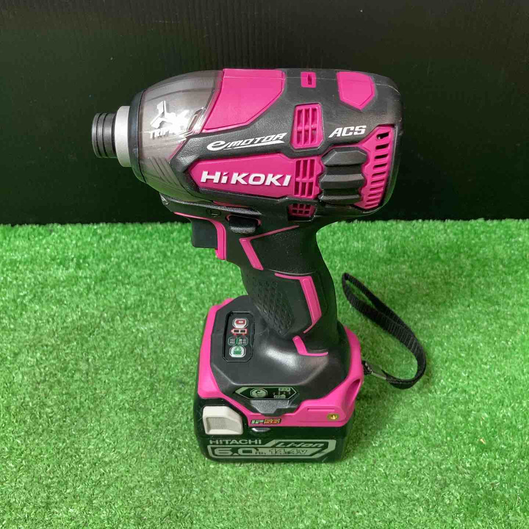 【中古品】★ハイコーキ(HIKOKI ※旧:日立工機) コードレスインパクトドライバー WH14DDL2(2LYPK)(R)【岩槻店】