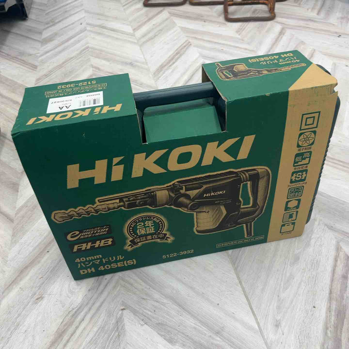 ★ハイコーキ(HIKOKI ※旧:日立工機) ハンマドリル DH40SE(S)　傷汚れ有　保管品　【越谷店】