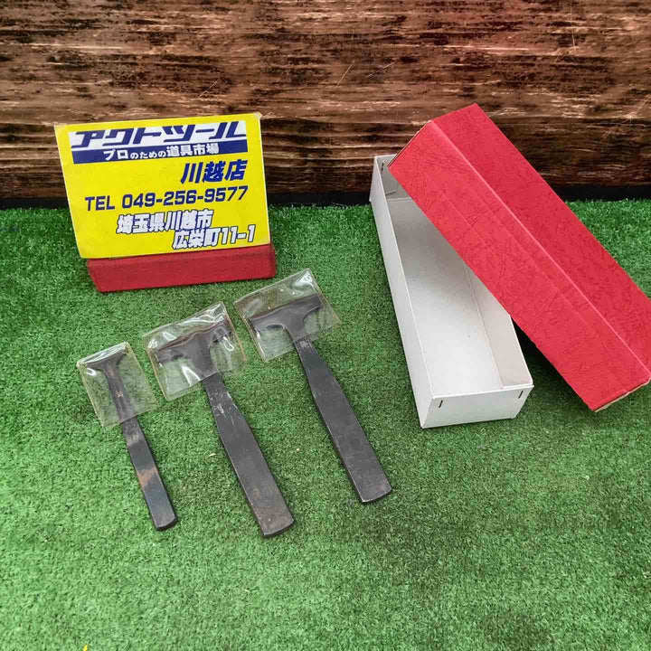 鉋表馴染みスクレーパー　3つまとめ売り Ｔ型 カネタケ 幅 30ｍｍ /60ｍｍ2本【川越店】