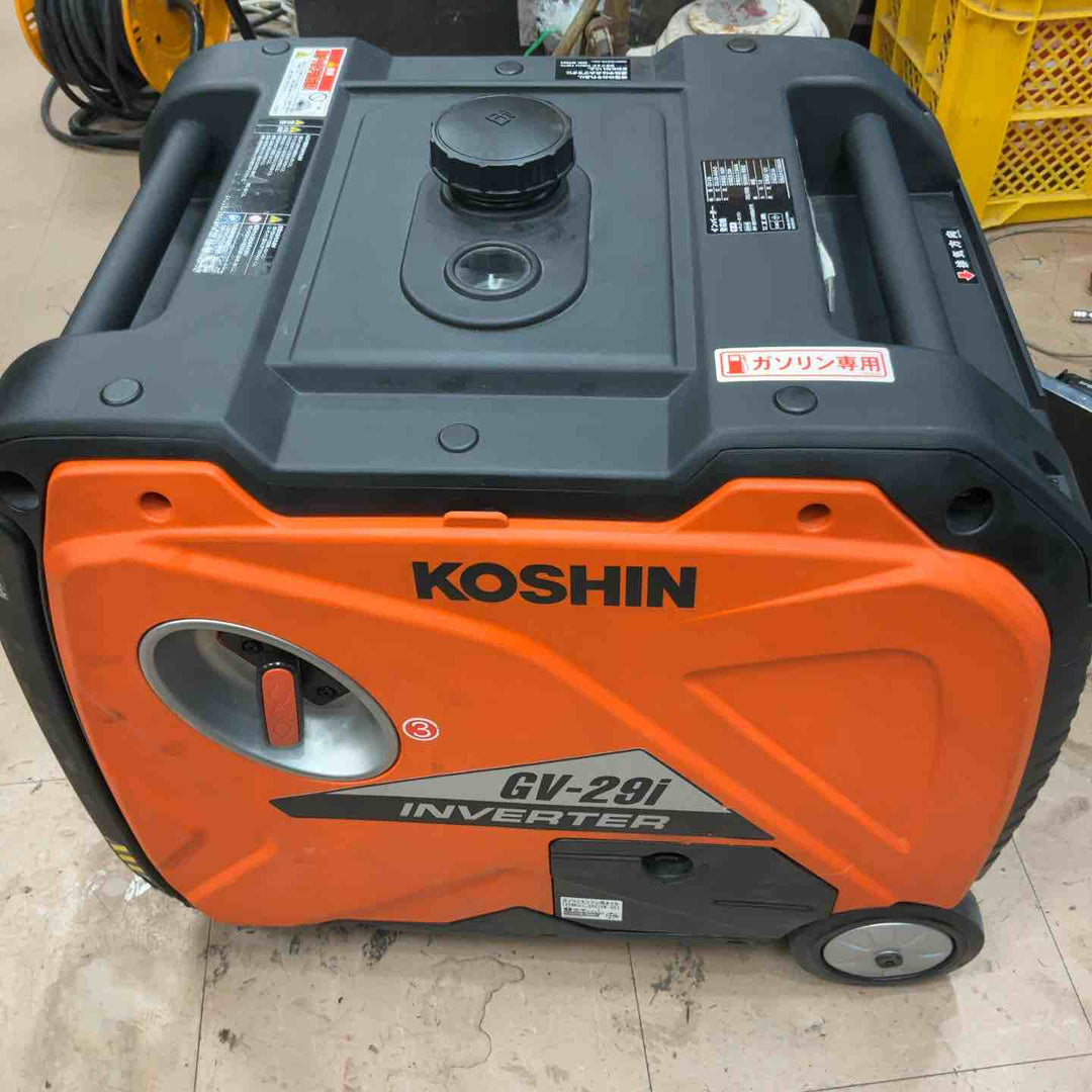 【店頭受取り限定】☆工進(KOSHIN) インバーター発電機 GV-29i【草加店】