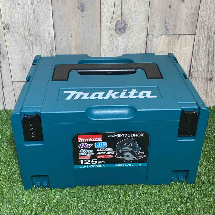 ★マキタ(makita)18V 125mmコードレス丸のこ HS475DRGX 純正バッテリー付属【戸田店】