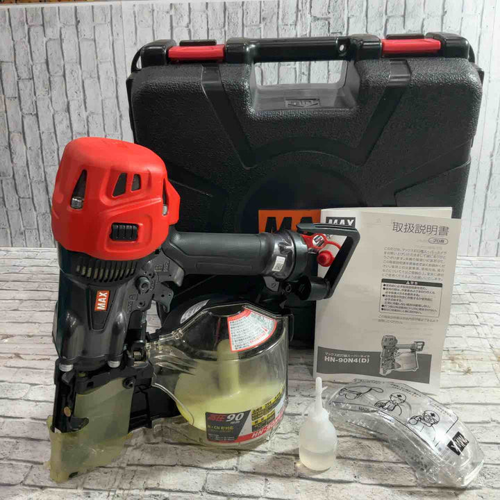 ★マックス(MAX) 高圧エア釘打ち機 HN-90N4(D)-G【川口店】