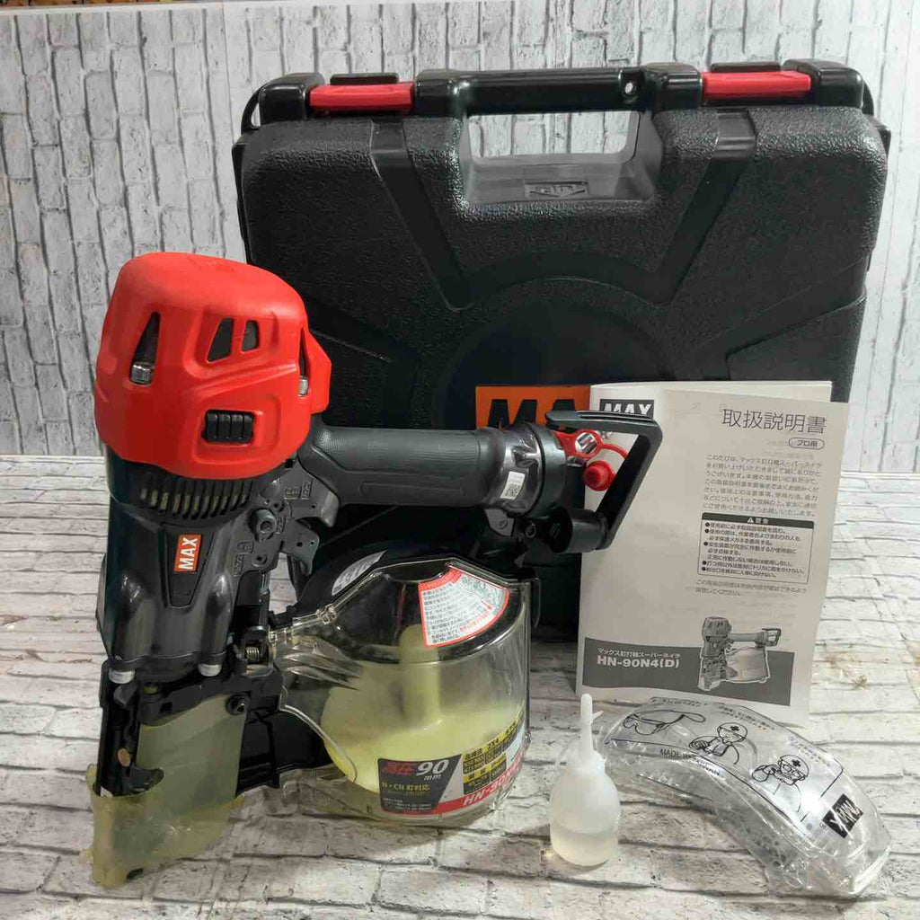 ☆マックス(MAX) 高圧エア釘打ち機 HN-90N4(D)-G【川口店 ☆マックス(MAX) 高圧エア釘打ち機 HN-90N4(D)-G【川口店