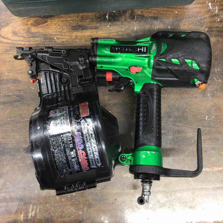 ★ハイコーキ(HIKOKI ※旧:日立工機) 高圧エア釘打ち機 NV90HMC(L)【戸田店】