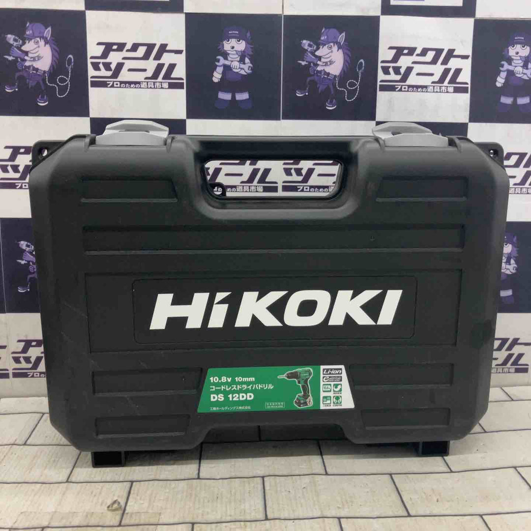 ★ハイコーキ(HIKOKI ※旧:日立工機) コードレスドリルドライバー DS12DD(2LS)【所沢店】