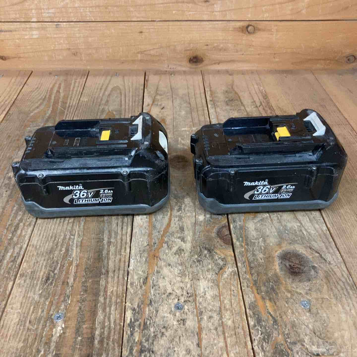 マキタ makita BL3626 36V2.6Ah リチウムイオンバッテリー *2(充電回数[300][120]) 充電器DC36RA 充電まで確認【所沢店】