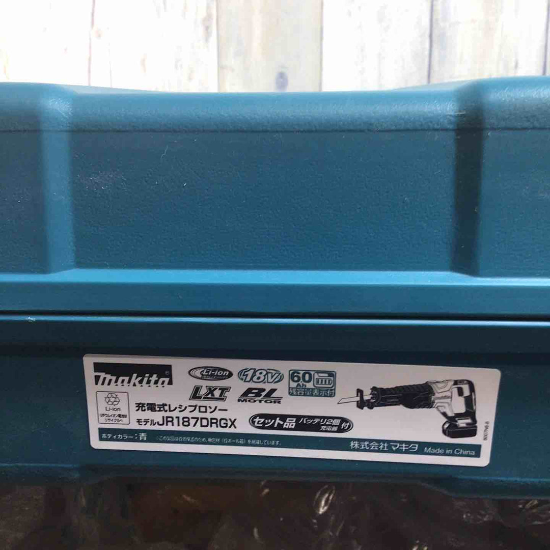 ★マキタ(makita) コードレスレシプロソー JR187DRGX【戸田店】