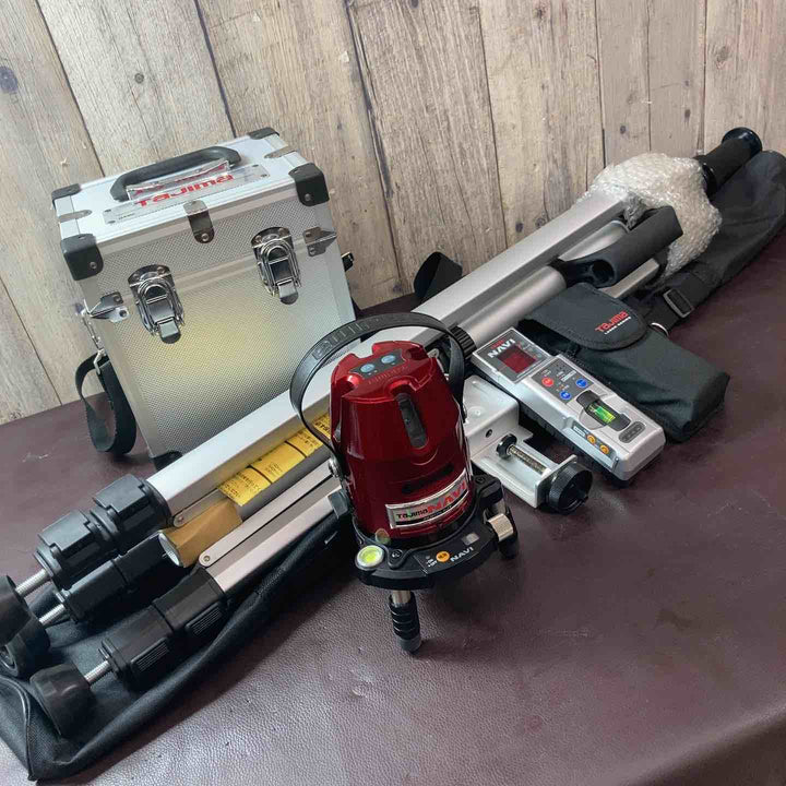 【中古品】 タジマ(Tajima) 自動追尾レーザー墨出し器 矩十字・横 ZERON-KJY NAVI 【東大和店】