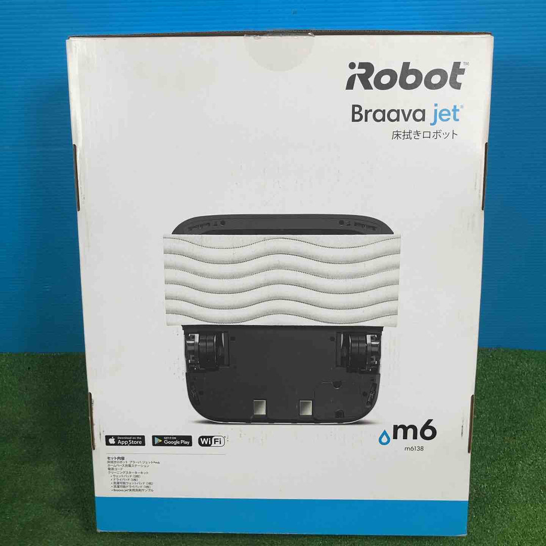 【美品/現状販売品】◇iRobot m613860 m6 ブラーバジェット ロボット掃除機 パッド５点セット♪【岩槻店】