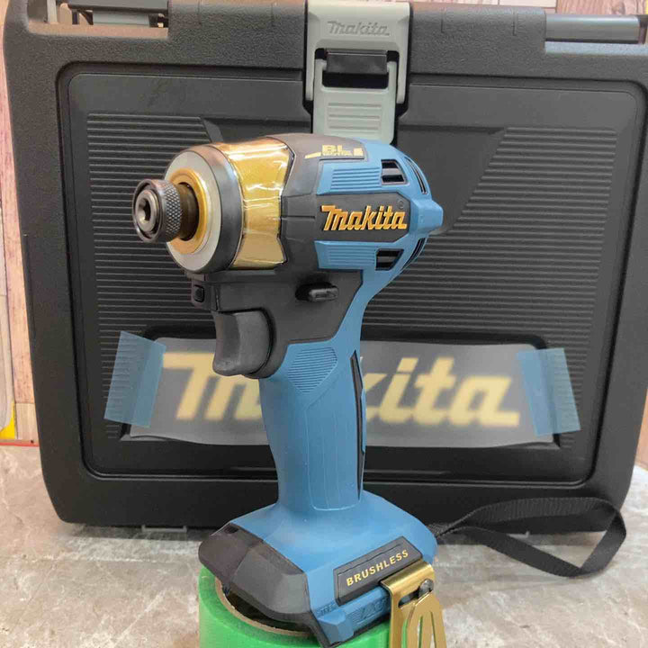 【未使用品】本体+ケース マキタ makita コードレスインパクトドライバー TD173DZPB LXT20周年記念 プレミアムブルー【八潮店】