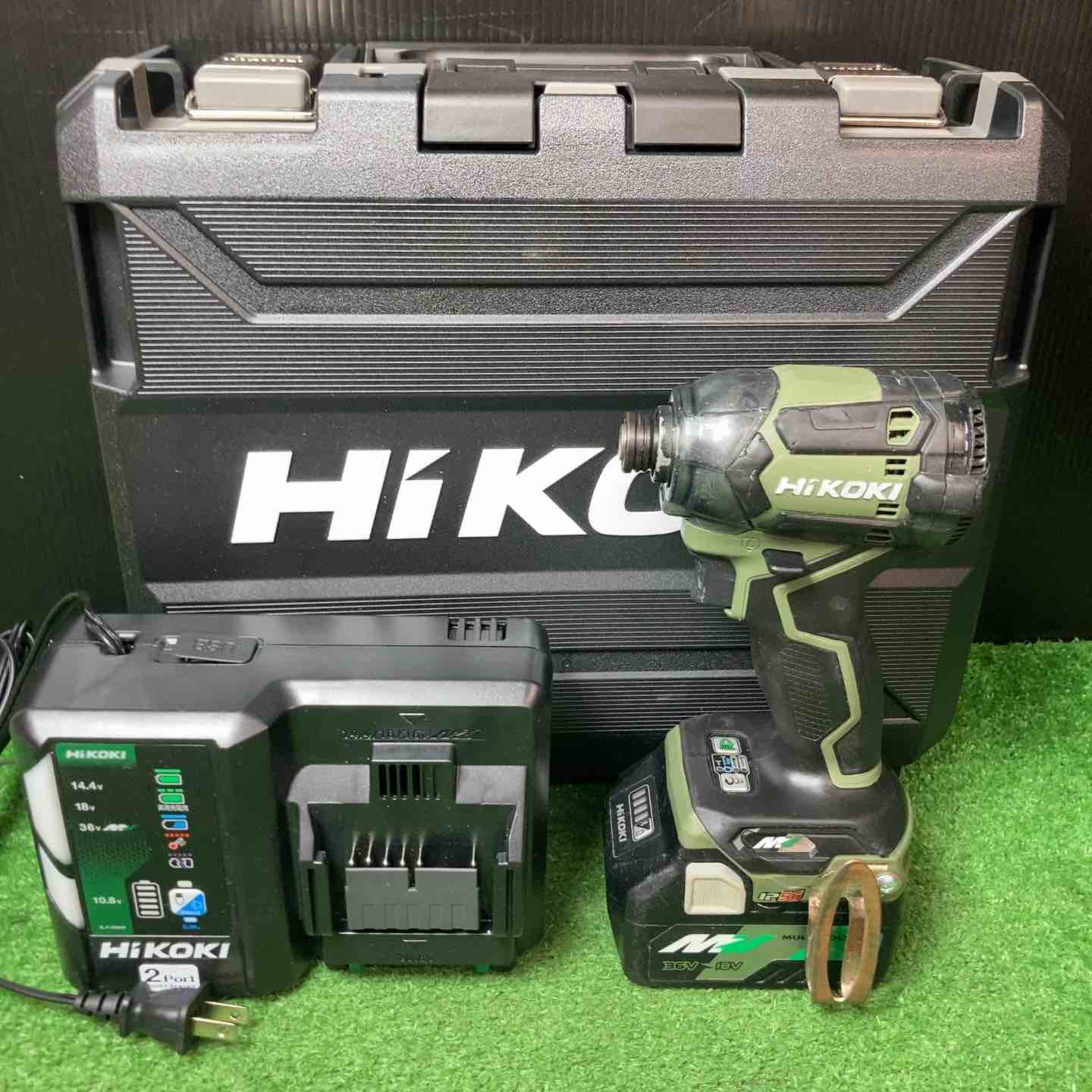 ★ハイコーキ(HIKOKI ※旧:日立工機) コードレスインパクトドライバー WH36DC(2XPSZ)(G) ※バッテリー1個のみ【岩槻店】 ☆ハイコーキ(HIKOKI ※旧:日立工機) コードレスインパクトドライバー